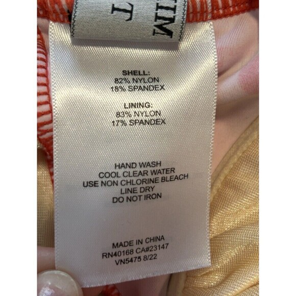 MIRACLESUIT x TALBOTS SANIBEL BLENDED FLORAL TANKINI Light Control Size 8 - Picture 7 of 15